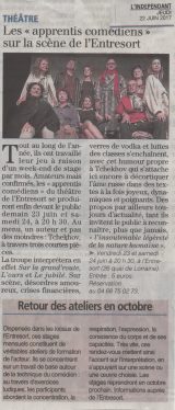 presse ATELIERS THEATRE 2017