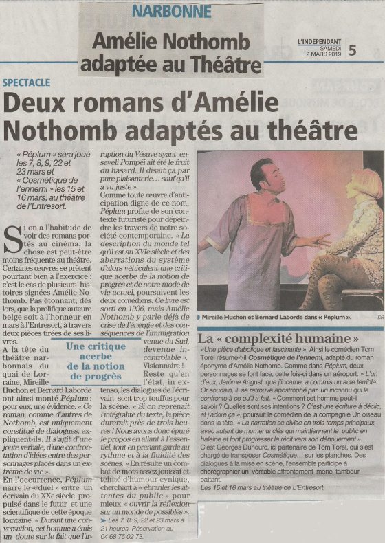 MOIS-AMELIE-NOTHOMB-Theatre-de-l-Entresort-Narbonne